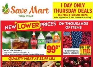 Save Mart Supermarkets Weekly Ad Jun 18 – Jun 24, 2025