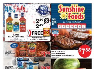Sunshine Foods Weekly Ad Jun 25 – Jul 08, 2025 (Independence Day Promotion Included)