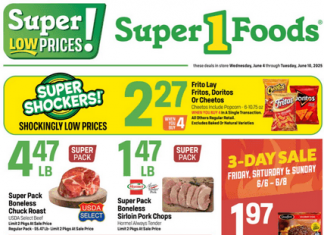 Super 1 Foods Weekly Ad Jun 04 – Jun 10, 2025