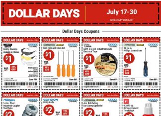 Harbor Freight Dollar Days Coupon Sale Jul 17 – Jul 30, 2025