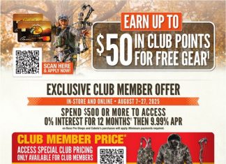 Bass Pro Shops Fall Hunting Classic Sale Aug 07 – Aug 27, 2025