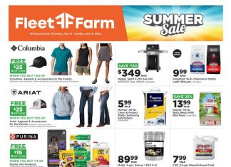 Fleet Farm Summer Sale Ad Jul 10 – Jul 13, 2025
