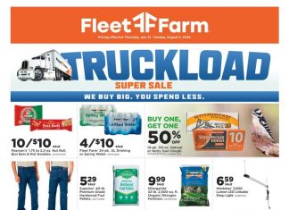 Fleet Farm Truckload Four-Day Super Sale Ad Jul 31 – Aug 03, 2025
