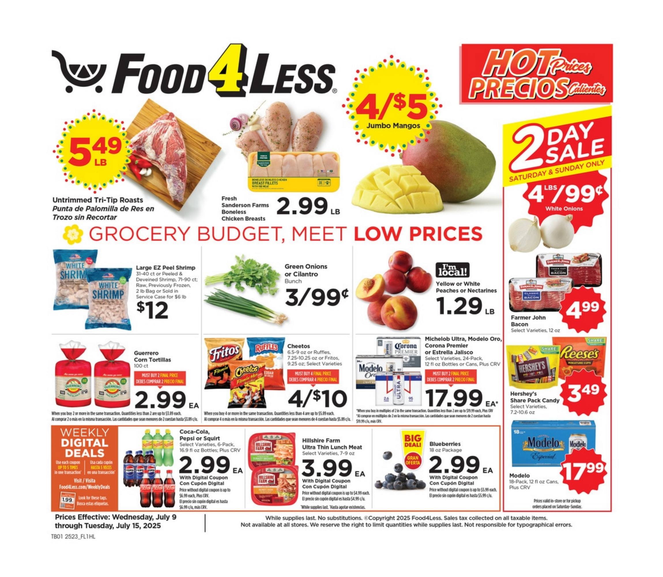 Food 4 Less Weekly Ad Jul 09 – Jul 15, 2025