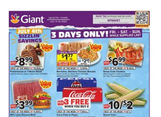 Giant Food Weekly Ad Jul 04 – Jul 10, 2025 (4th of July Promotion Included)