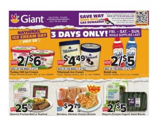 Giant Food Weekly Ad Jul 18 – Jul 24, 2025