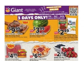 Giant Food Weekly Ad Aug 01 – Aug 07, 2025