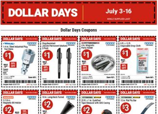 Harbor Freight Dollar Days Coupon Sale Jul 03 – Jul 16, 2025