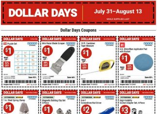 Harbor Freight Dollar Days Coupon Sale Jul 31 – Aug 13, 2025