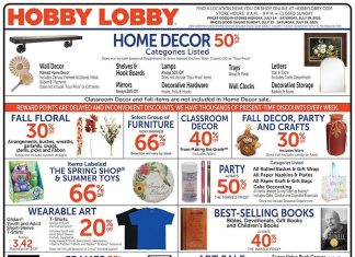 Hobby Lobby Weekly Ad Jul 13 – Jul 19, 2025