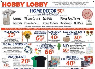 Hobby Lobby Weekly Ad Jul 20 – Jul 26, 2025