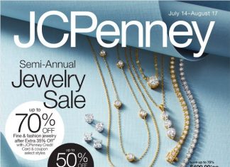 JCPenney Semi Annual Jewelry Sale Jul 14 – Aug 17, 2025