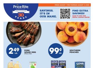 Price Rite Weekly Ad Aug 01 – Aug 14, 2025