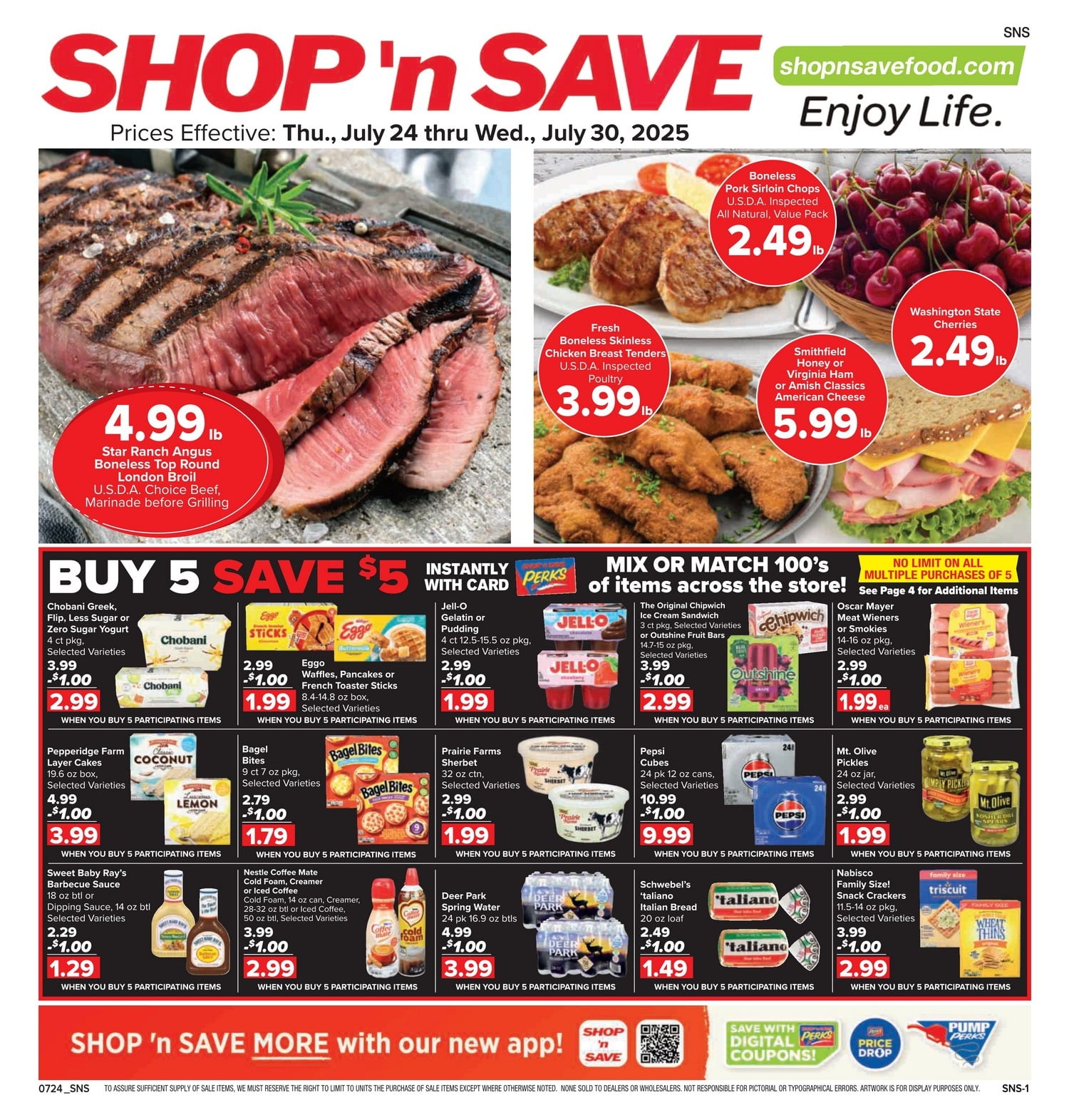 SHOP 'n SAVE Weekly Ad Jul 24 – Jul 30, 2025