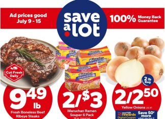 Save A Lot Weekly Ad Jul 09 – Jul 15, 2025