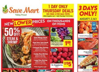 Save Mart Supermarkets Weekly Ad Jul 30 – Aug 05, 2025