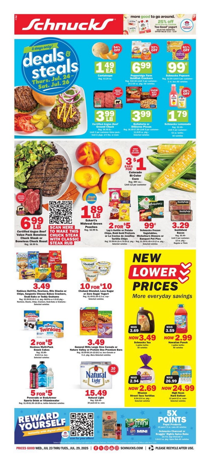 Schnucks Weekly Ad Jul 23 Jul 29, 2025