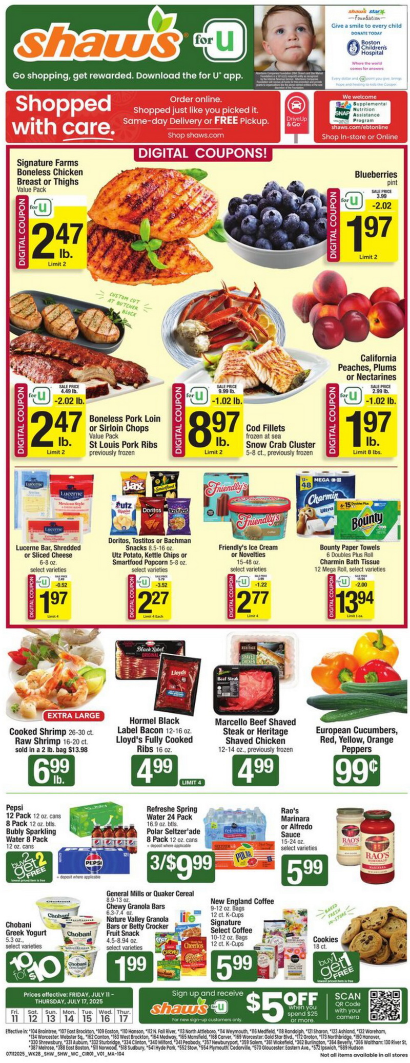 Shaw's Weekly Ad Jul 11 Jul 17, 2025(02)