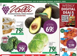 Valli Produce Weekly Ad Jul 30 – Aug 05, 2025