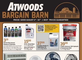 Atwoods Monthly Ad Aug 01 – Aug 31, 2025