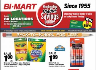 Bi-Mart Weekly Ad Aug 19 – Aug 25, 2025