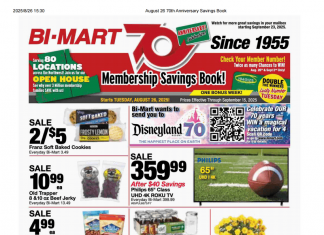 Bi-Mart Weekly Ad Aug 26 – Sep 15, 2025