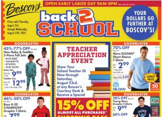 Boscov’s Weekly Ad Aug 21 – Aug 27, 2025