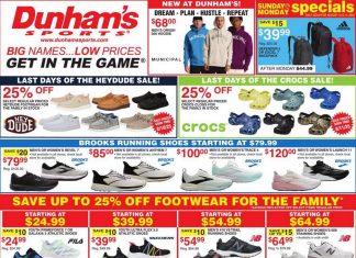 Dunham’s Sports Weekly Ad Aug 08 – Aug 14, 2025