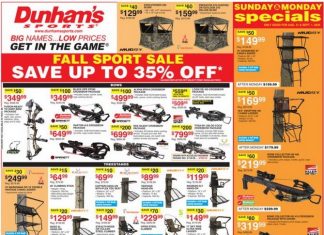 Dunham’s Sports Weekly Ad Aug 29 – Sep 04, 2025