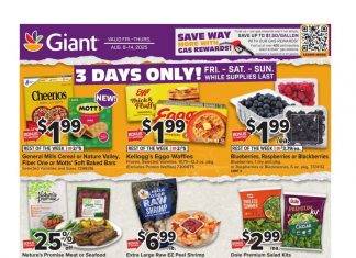 Giant Food Weekly Ad Aug 08 – Aug 14, 2025