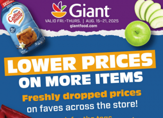 Giant Food Weekly Ad Aug 15 – Aug 21, 2025