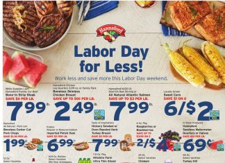 Hannaford Weekly Ad Aug 24 – Aug 30, 2025 (Labor Day Promotion Included)