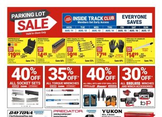 Harbor Freight Parking Lot Sale Aug 11 – Aug 17, 2025