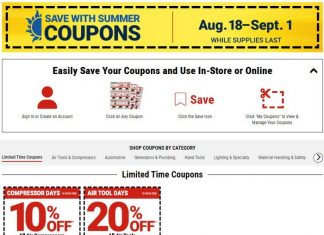 Harbor Freight Summer Coupon Sale Aug 18 – Sep 01, 2025