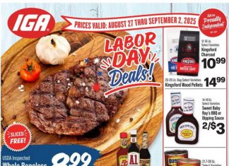 IGA Weekly Ad Aug 27 – Sep 02, 2025 (Labor Day Promotion Included)
