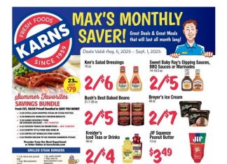 Karns Quality Foods Monthly Ad Aug 05 – Sep 01, 2025