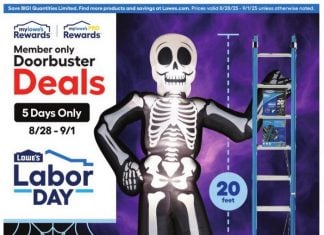 Lowe’s Weekly Ad Aug 28 – Sep 01, 2025 (Labor Day Promotion Included)