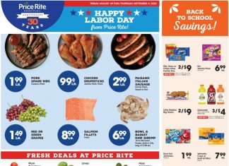 Price Rite Weekly Ad Aug 29 – Sep 04, 2025 (Labor Day Promotion Included)