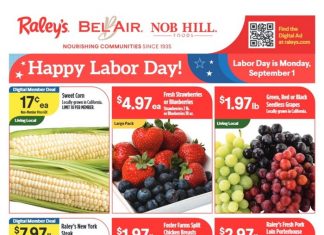 Raley’s Supermarkets Weekly Ad Aug 27 – Sep 02, 2025 (Labor Day Promotion Included)