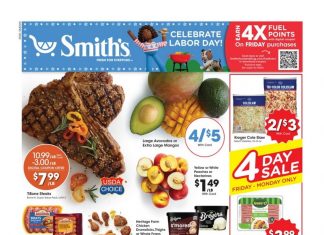Smith’s Food and Drug Weekly Ad Aug 27 – Sep 02, 2025 (Labor Day Promotion Included)