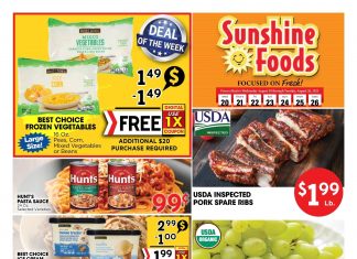 Sunshine Foods Weekly Ad Aug 20 – Aug 26, 2025