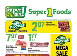 Super 1 Foods Weekly Ad Aug 06 – Aug 12, 2025