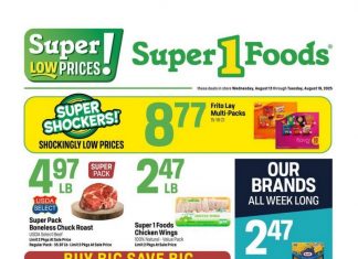 Super 1 Foods Weekly Ad Aug 13 – Aug 19, 2025