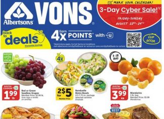 Vons Weekly Ad Aug 13 – Aug 19, 2025