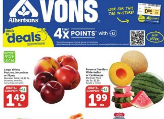 Vons Weekly Ad Aug 20 – Aug 26, 2025