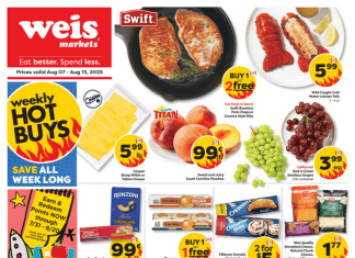 Weis Markets Weekly Ad Aug 07 – Aug 13, 2025