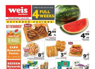 Weis Markets Monthly Ad Aug 21 – Sep 17, 2025