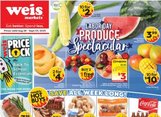 Weis Markets Weekly Ad Aug 28 – Sep 03, 2025