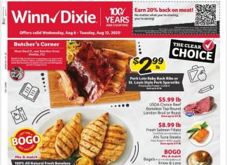 Winn-Dixie Weekly Ad Aug 06 – Aug 12, 2025