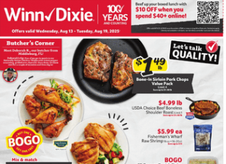 Winn-Dixie Weekly Ad Aug 13 – Aug 19, 2025